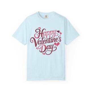 Happy Valentine’s Day Heart Script T-Shirt – Romantic Love Graphic Tee for Couples, Gift Giving & Festive Celebration. - Image 41