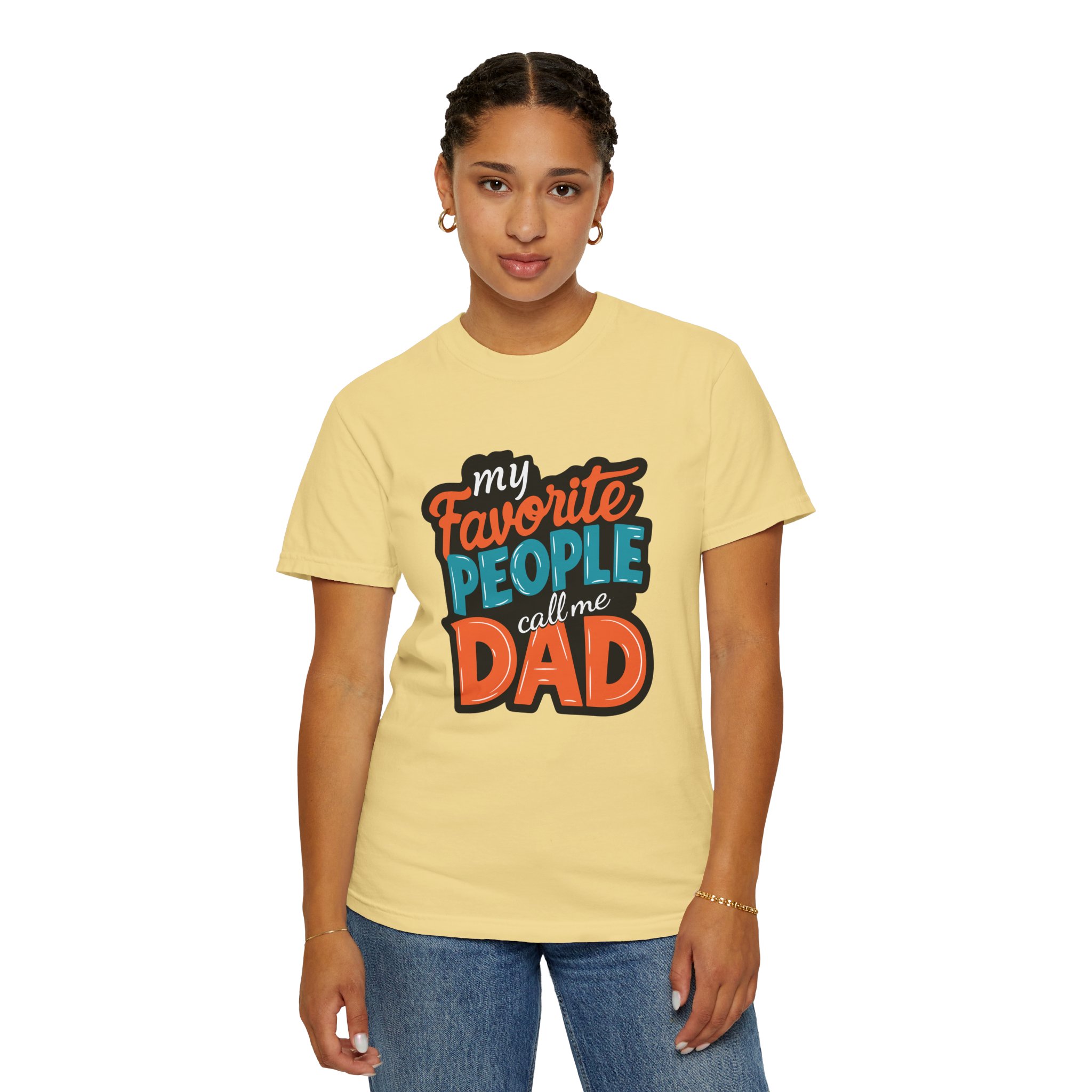 My Favorite People Call Me Dad Unisex T-Shirt, Gift for Dad, Father's Day Shirt, Birthday Gift, Casual Tees, Everyday Wear. - Image 12