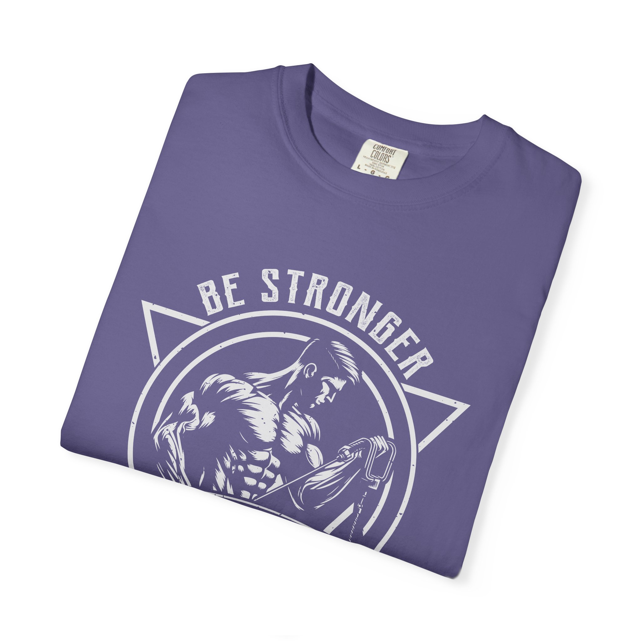 b2 - 6.15a - Be Stronger Than Your Excuses T-Shirt – Motivational Gym Graphic Tee for Discipline, Strength & No-Excuses Mindset. - Image 7