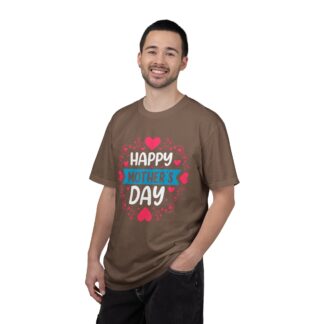 “Happy Mother’s Day” Heart Design T-Shirt – Cute Love Graphic Tee for Moms, Perfect Gift Giving & Celebration Wear. - Image 10