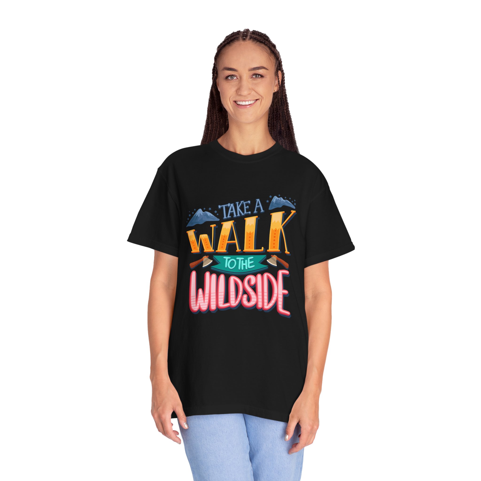 Wildside Adventure T-Shirt, Wanderlust Tee, Nature Lover Shirt, Casual Outdoor Wear, Hiking Gift. - Image 3