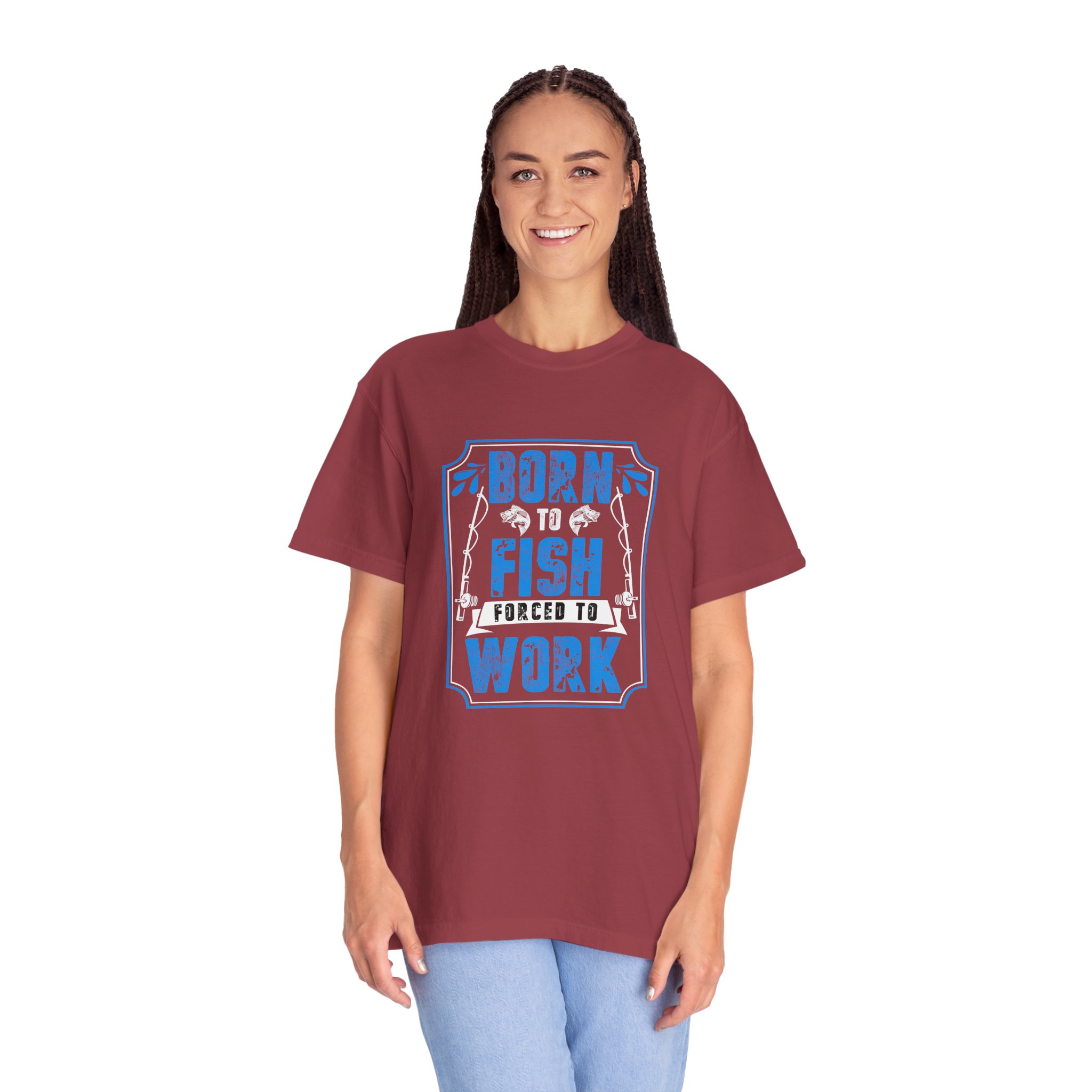 Born to Fish T-shirt, Unisex Fishing Tee, Outdoor Adventure Shirt, Gift for Fishermen, Casual Wear for Nature Lovers. - Image 3