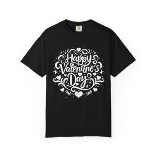 Happy Valentine’s Day Heart Floral T-Shirt – Romantic Floral Graphic Tee for Couples, Love Gifts & Festive Celebration. - Image 41