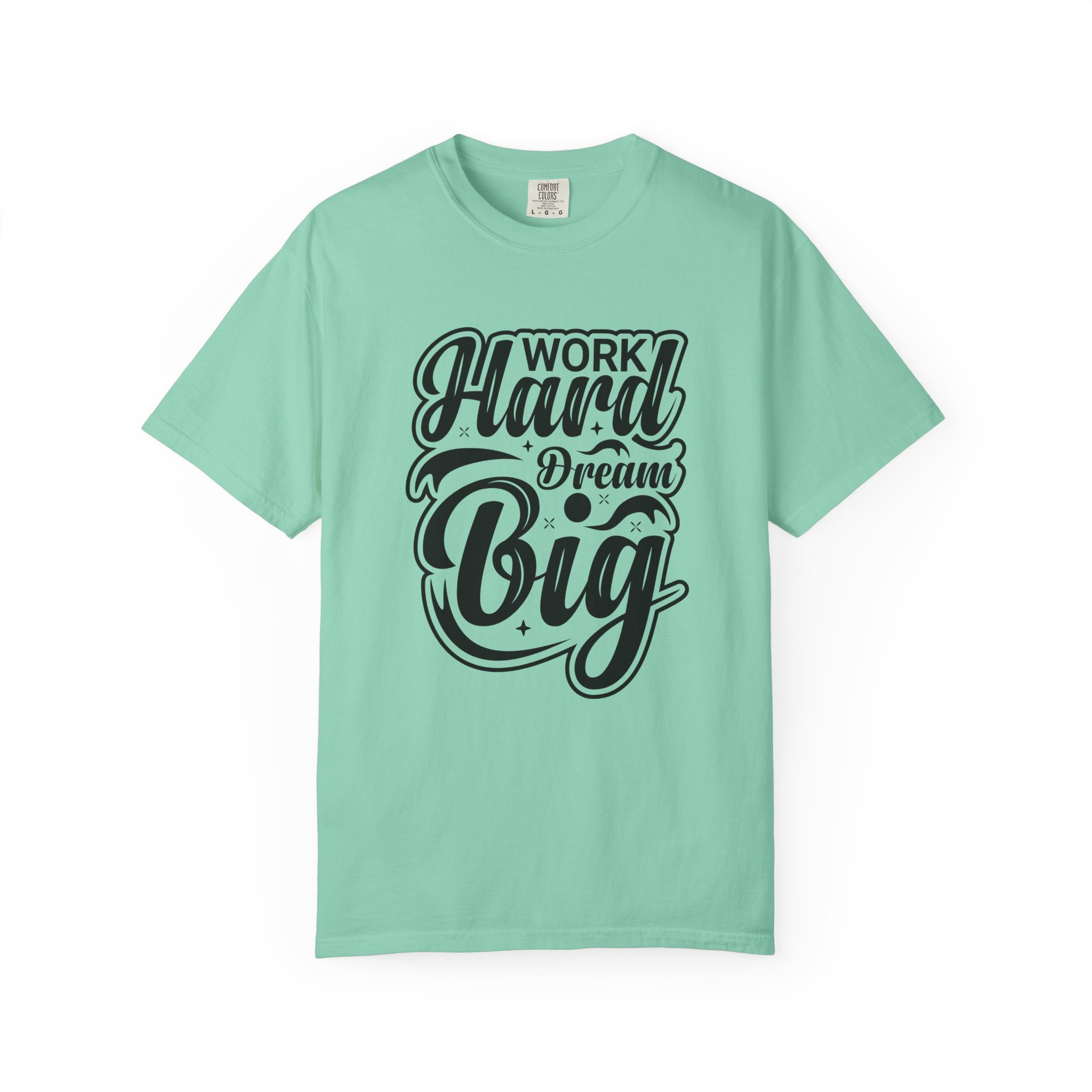 Motivational T-Shirt - Work Hard Dream Big - Unisex Tee for Inspiration, Casual Wear, Gift, Fitness, Entrepreneurs. - Image 25