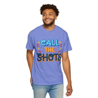 Vintage Funny Tshirt - Call the Shots - Unisex Tee - Image 38