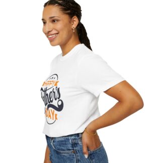 Happy Father’s Day Retro Badge T-Shirt – Cute Dad Graphic Tee for Father’s Day, Perfect Gift Giving & Celebration Wear. - Image 5