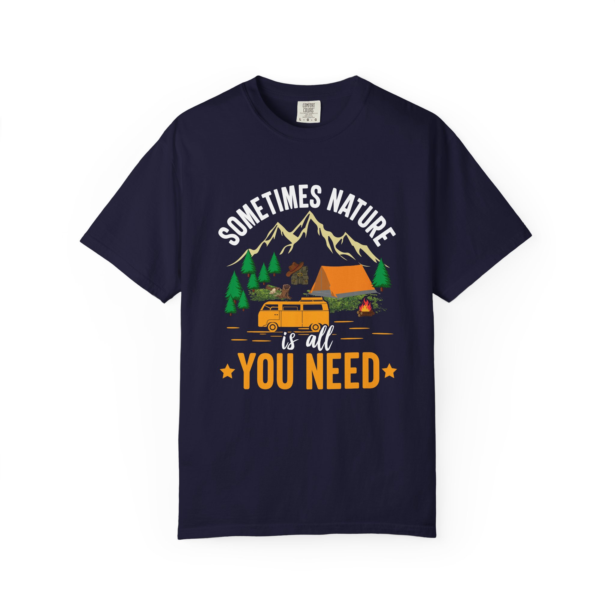 Adventure Awaits Unisex T-Shirt - Perfect for Camping, Nature Lovers, Outdoor Enthusiasts, Summer Festivals, Unique Gift Idea. - Image 33