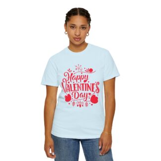 Happy Valentine’s Day Heart Design T-Shirt – Romantic Love Graphic Tee for Couples, Gift Giving & Festive Celebration. - Image 44