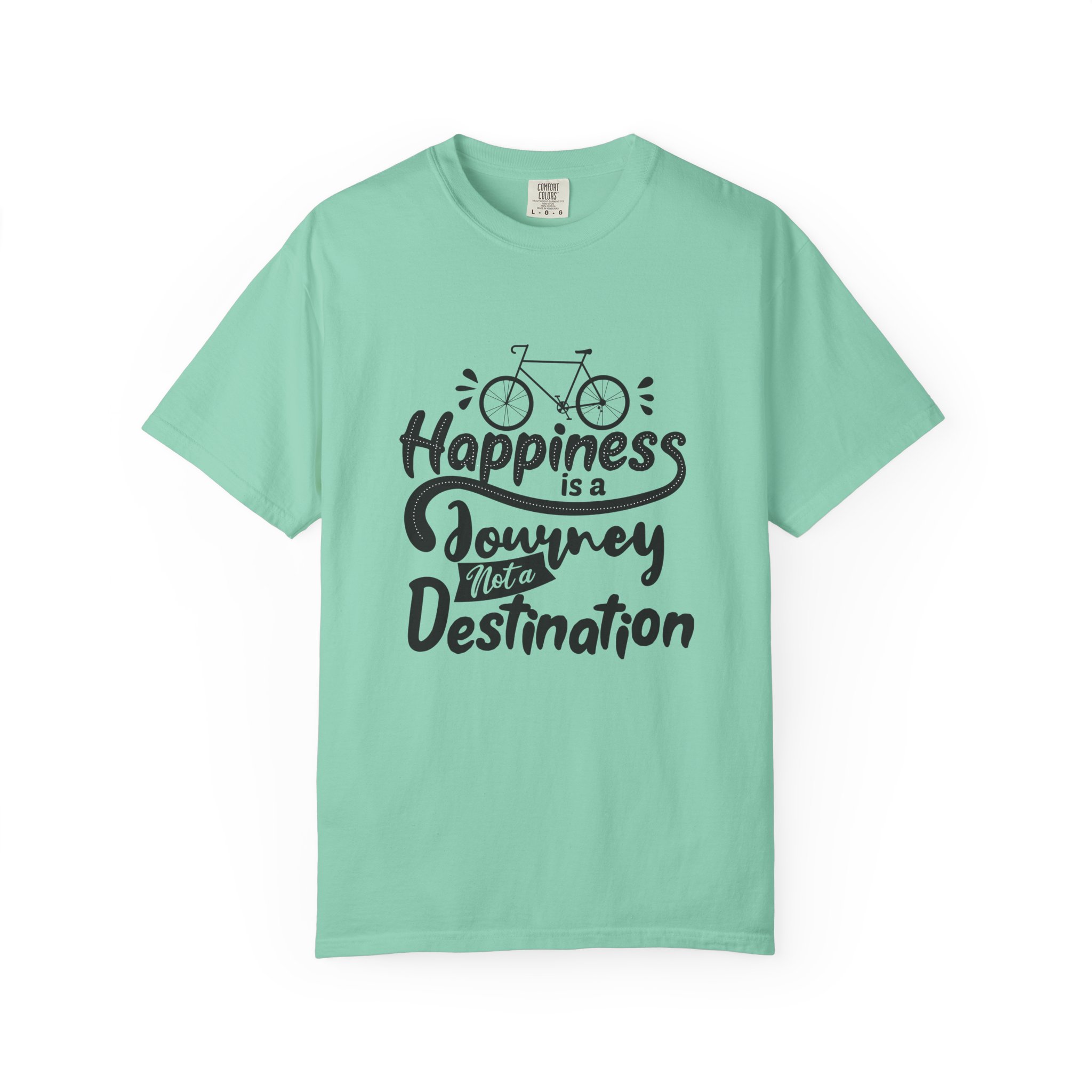 Inspirational T-Shirt, Happiness Journey Tee, Bike Lovers Gift, Casual Wear, Motivational Apparel, Adventure Clothing. - Image 33