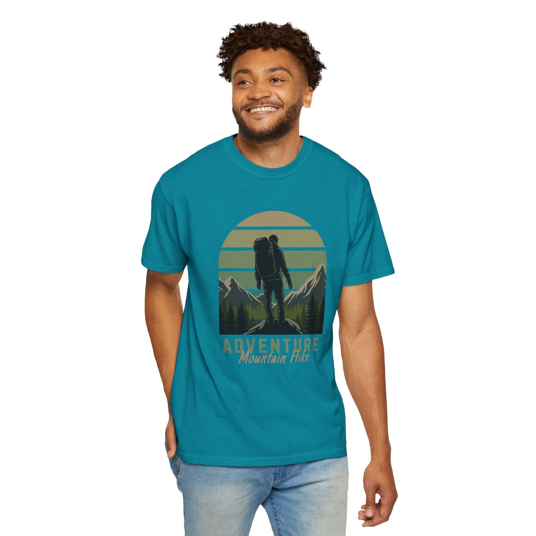 Adventure Mountain Hike T-Shirt | Unisex Garment-Dyed Tee | Nature Lover Gift | Outdoor Adventure Apparel | Hiking Outfit. - Image 14