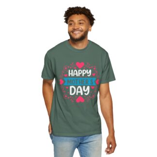 “Happy Mother’s Day” Heart Design T-Shirt – Cute Love Graphic Tee for Moms, Perfect Gift Giving & Celebration Wear. - Image 30