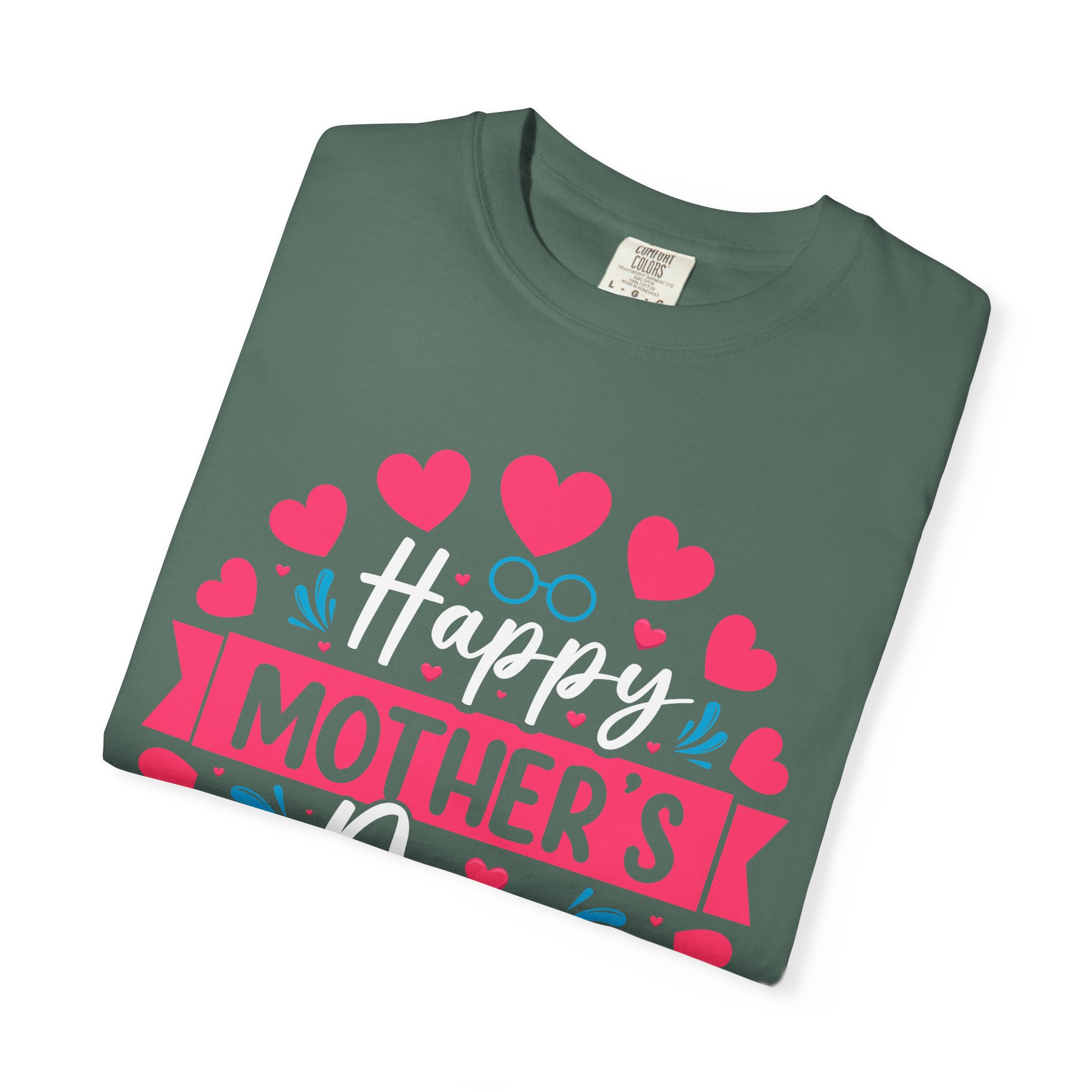 Happy Mother’s Day Floral Heart T-Shirt – Cute Love Graphic Tee for Moms, Perfect Gift Giving & Celebration Wear. - Image 23