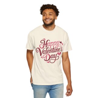 Happy Valentine’s Day Heart Script T-Shirt – Romantic Love Graphic Tee for Couples, Gift Giving & Festive Celebration. - Image 22