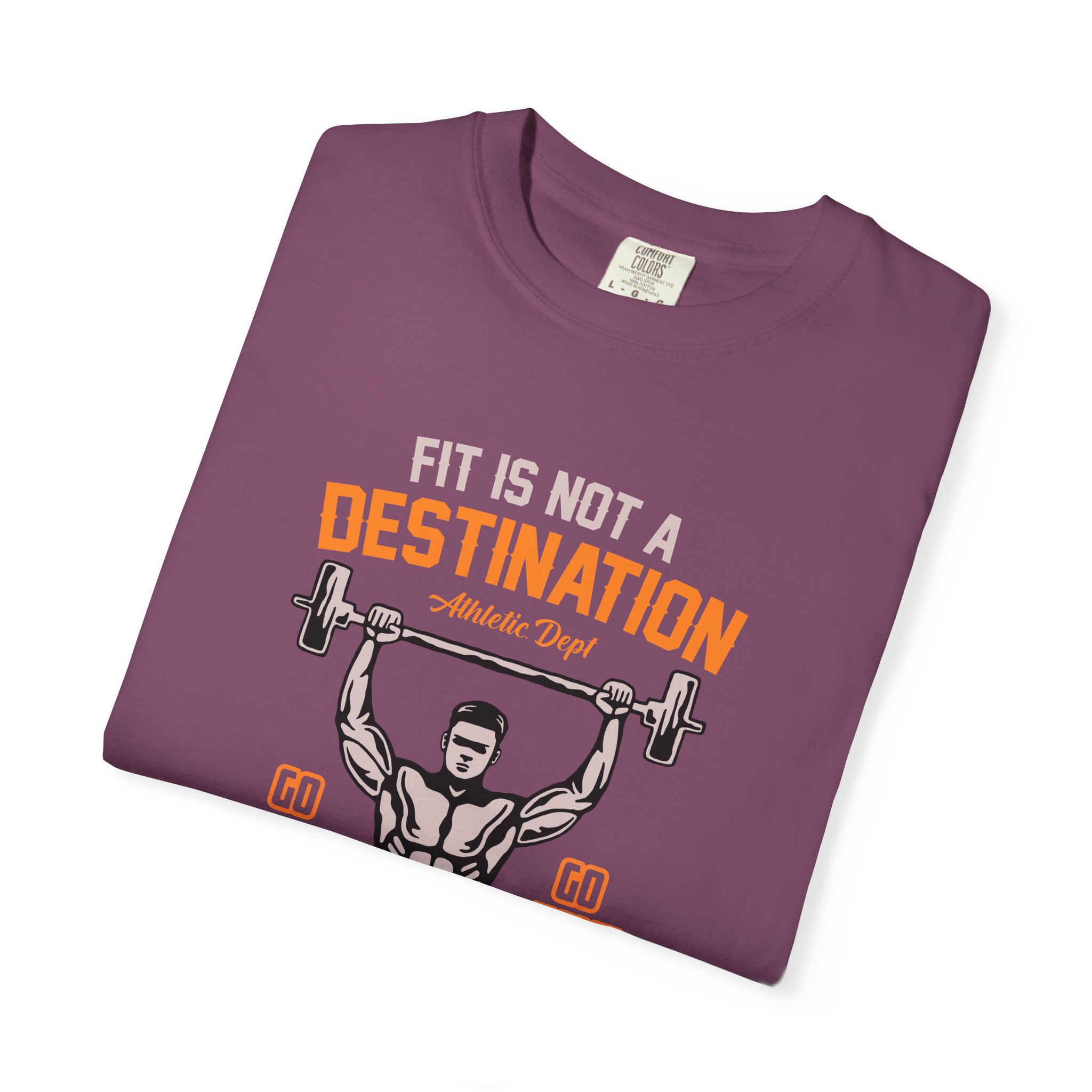 b2 - 6.16 - Fit Is Not a Destination It’s a Way of Life T-Shirt – Motivational Fitness Graphic Tee for Healthy Living, Discipline & Everyday Strength. - Image 47