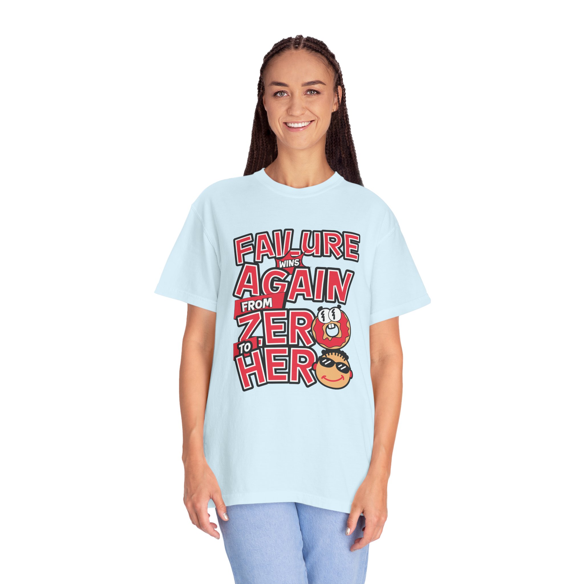 b2 - 2.3 - From Failure Again to Hero T-Shirt – Motivational Graphic Tee for Growth, Resilience & Success Mindset. - Image 43