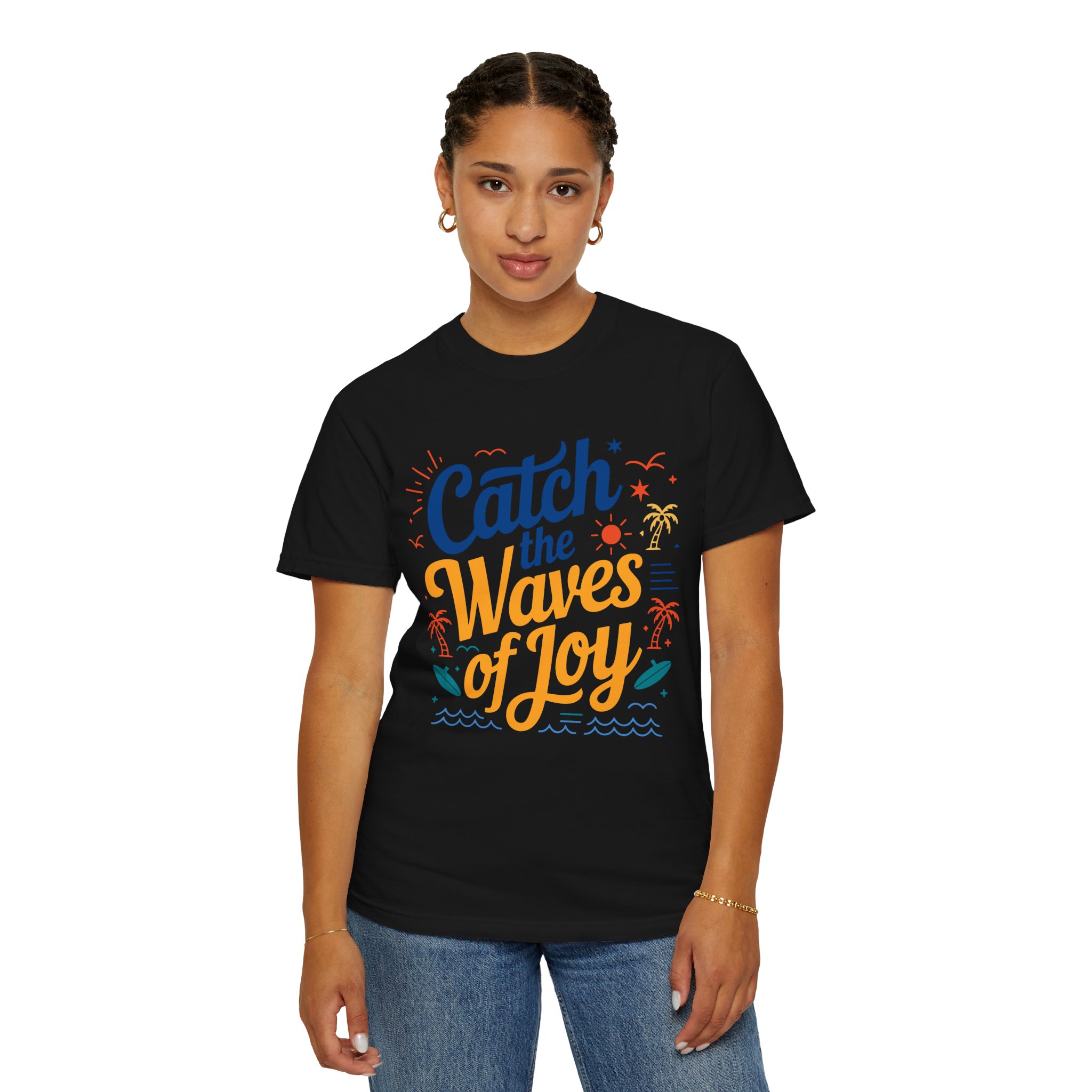Catch the Waves of Joy T-Shirt, Beachwear, Summer Apparel, Unisex Fashion, Vacation Shirt, Gift for Surfers. - Image 28