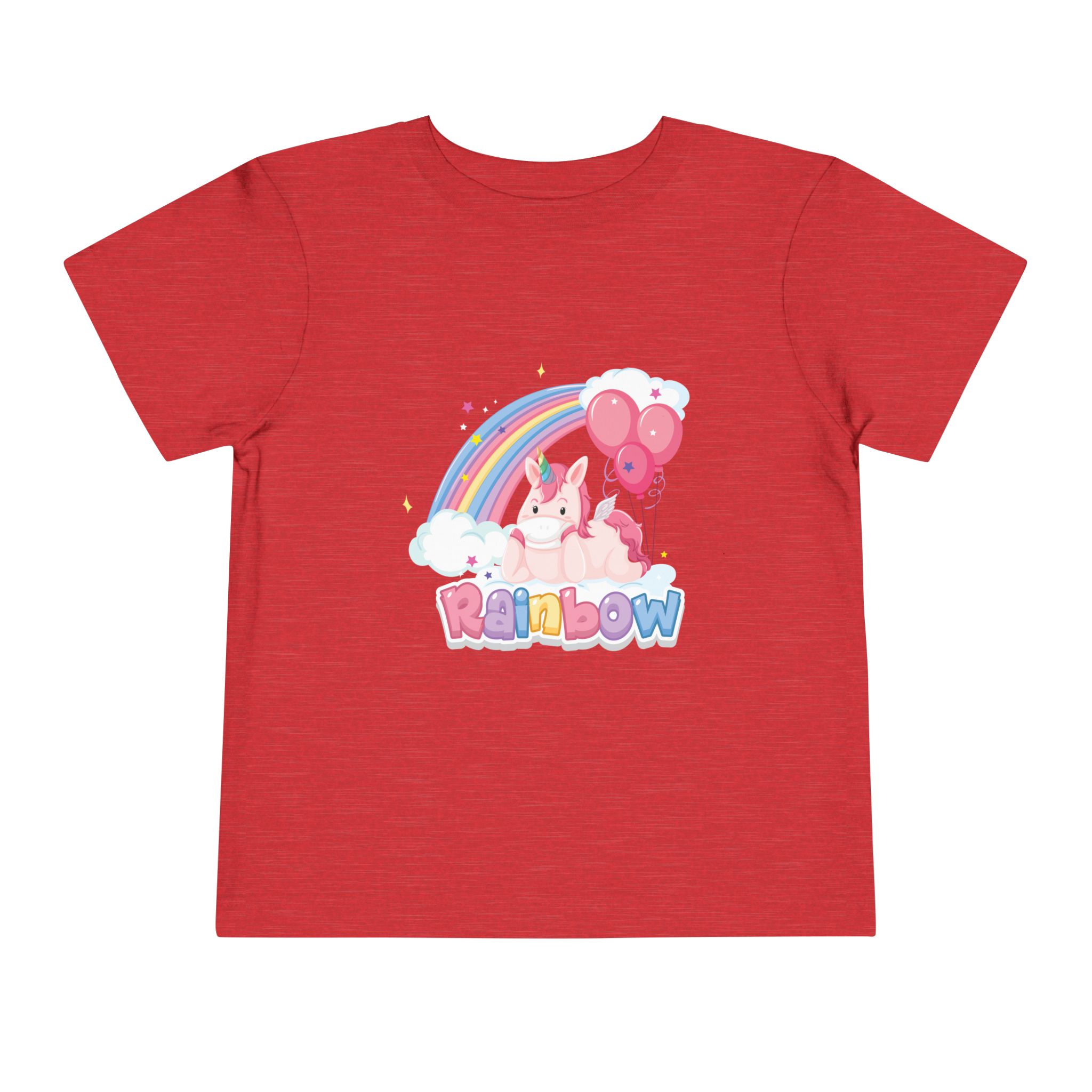 Cute Pink Bunny Rainbow Toddler T-Shirt – Adorable Rainbow Graphic Tee for Kids, Boys & Girls. - Image 25