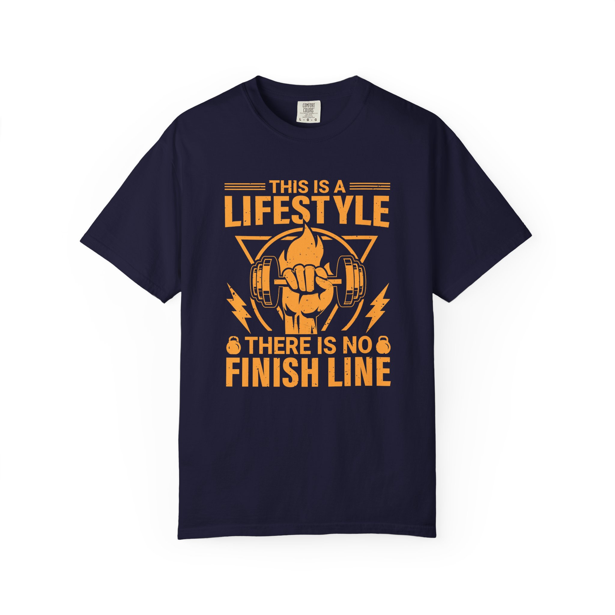 b2 - 6.15b - This Is a Lifestyle There Is No Finish Line T-Shirt – Motivational Running Graphic Tee for Endurance, Commitment & Active Living. - Image 25