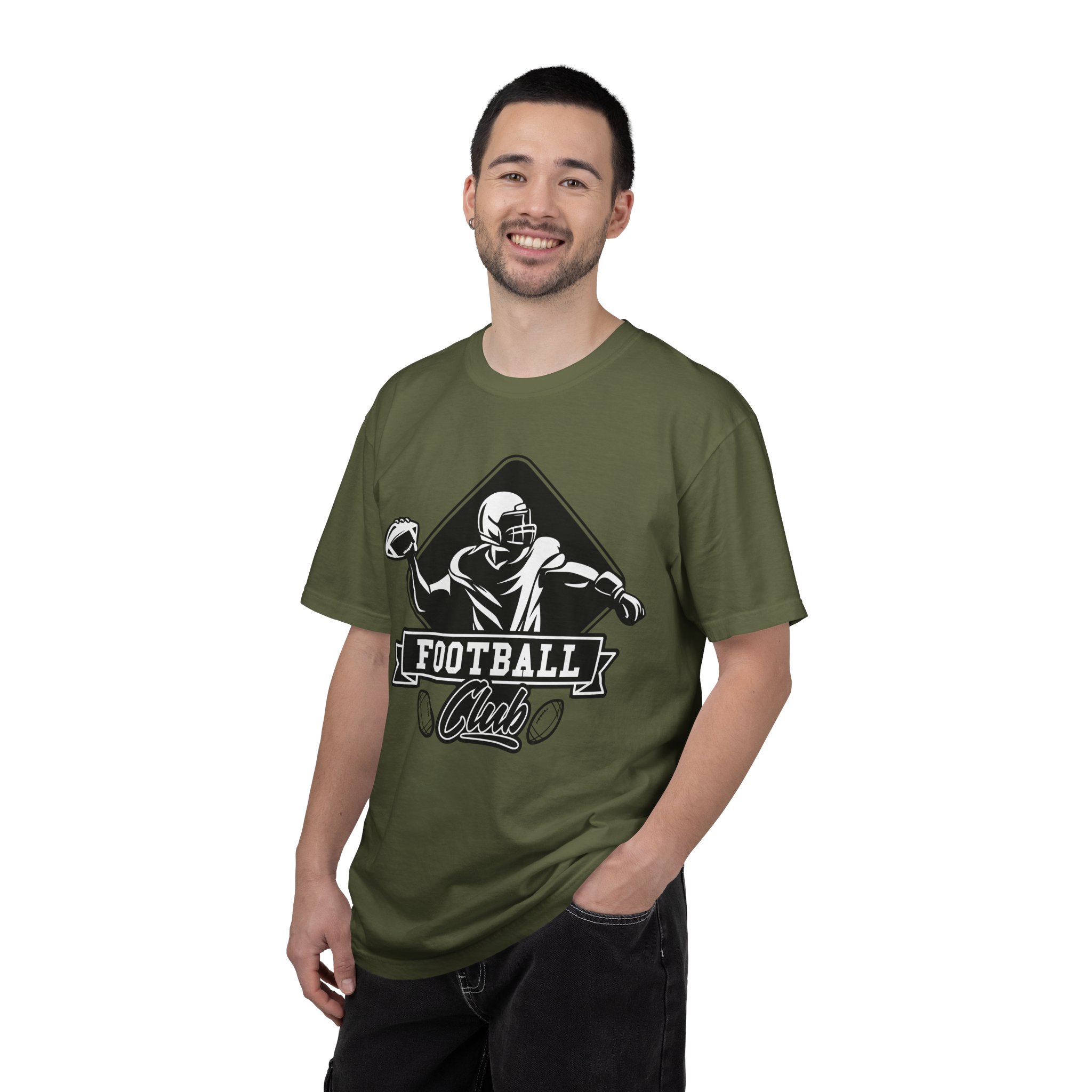 C - 16.15b - Football Club Unisex Garment-Dyed T-shirt | Casual Sportswear, Gift for Football Fans, Team Apparel, Perfect for Game Days. - Image 26
