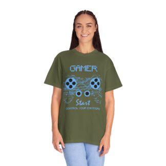 Funny Gaming T shirts for Gamers - Control Your Emotions Gamer Unisex Tee - Image 19