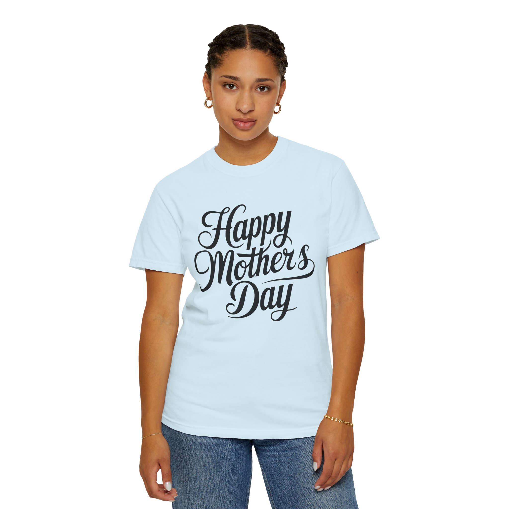 Happy Mother’s Day Script Mom Gift T-Shirt – Cute Love Graphic Tee for Moms, Perfect Gift Giving & Special Celebration Wear. - Image 36