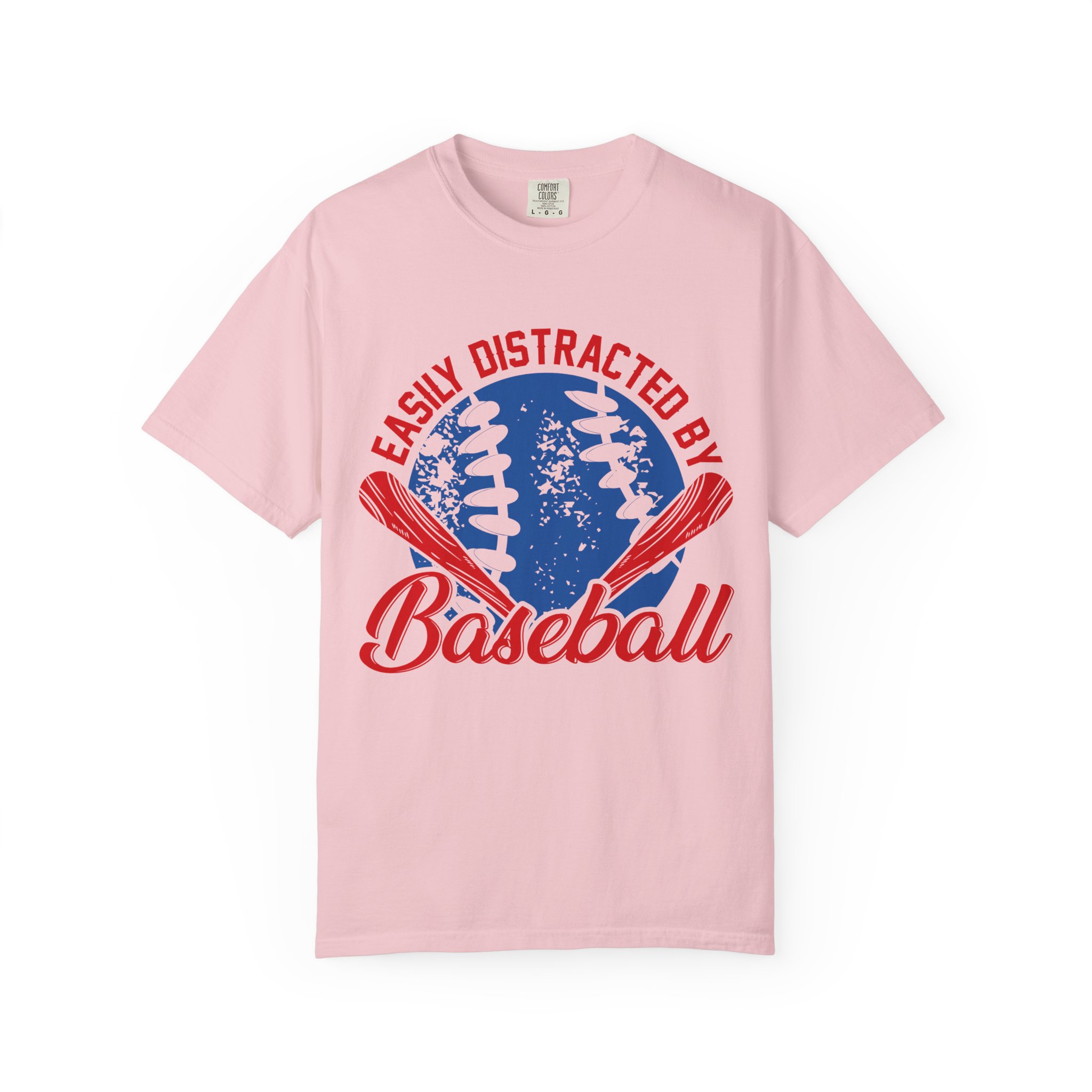 Unisex Baseball T-Shirt - Easily Distracted by Baseball, Sporty Tee, Gift for Baseball Lovers, Summer Wear, Casual Apparel. - Image 49