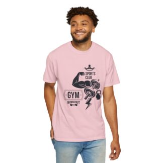 Gym Sports Club Workout T-Shirt – Dumbbells & Kettlebell Graphic Tee for Strength Training & Active Fitness Style. - Image 54