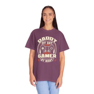 Gamer dad t-shirt - Fun Tee for Dads - Daddy by Day Gamer by Night T-Shirt - Image 43