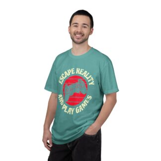 Funny Gaming Tshirts - Escape Reality and Play Games Unisex Tee - Image 18