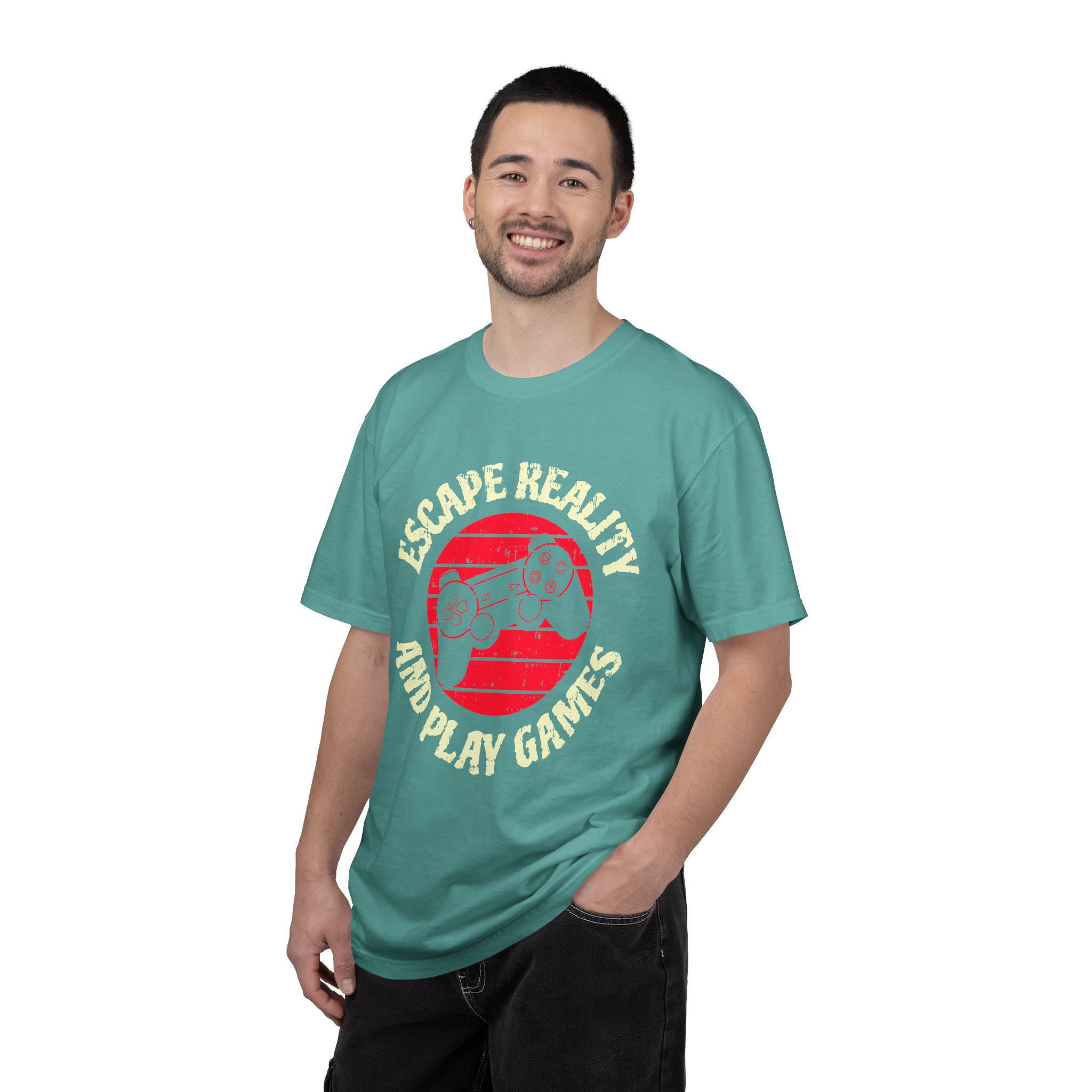 Escape Reality and Play Games T-Shirt – Funny Gamer Graphic Tee for Video Game Lovers, Gamers & Gaming Enthusiasts. - Image 18