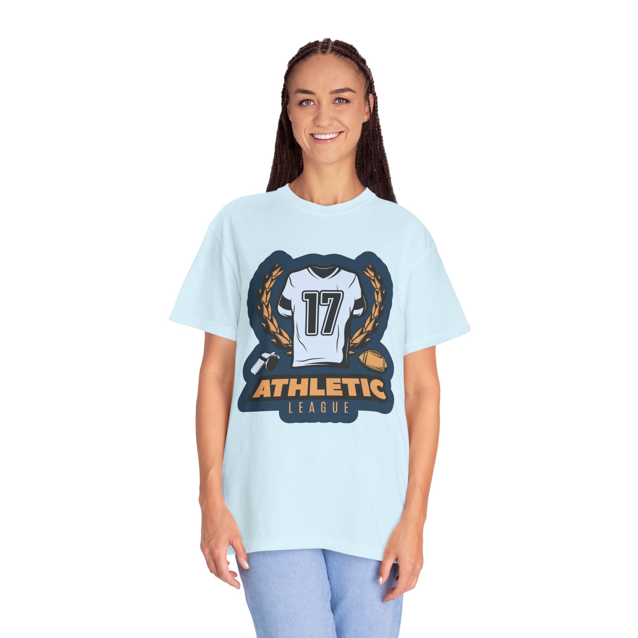 Athletic League T-Shirt, Sports Fan Apparel, Unisex Graphic Tee, Gamer Gift, Team Pride Wear, Casual Everyday Style. - Image 3