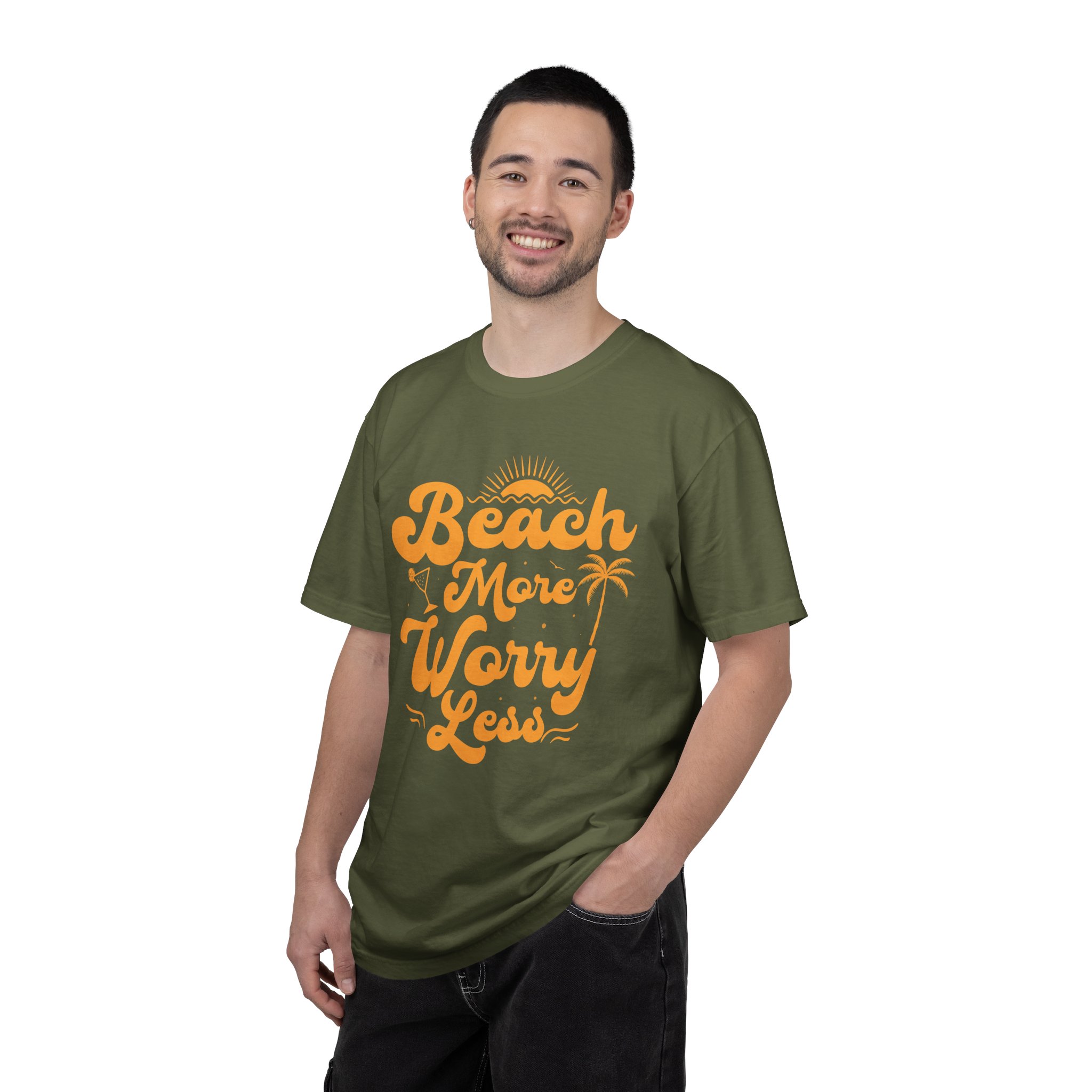 C - 13.12a - Beach Vibes T-Shirt - Unisex Garment-Dyed Tee, Summer Apparel, Gift for Beach Lovers, Vacation Outfit, Relaxing Days. - Image 18