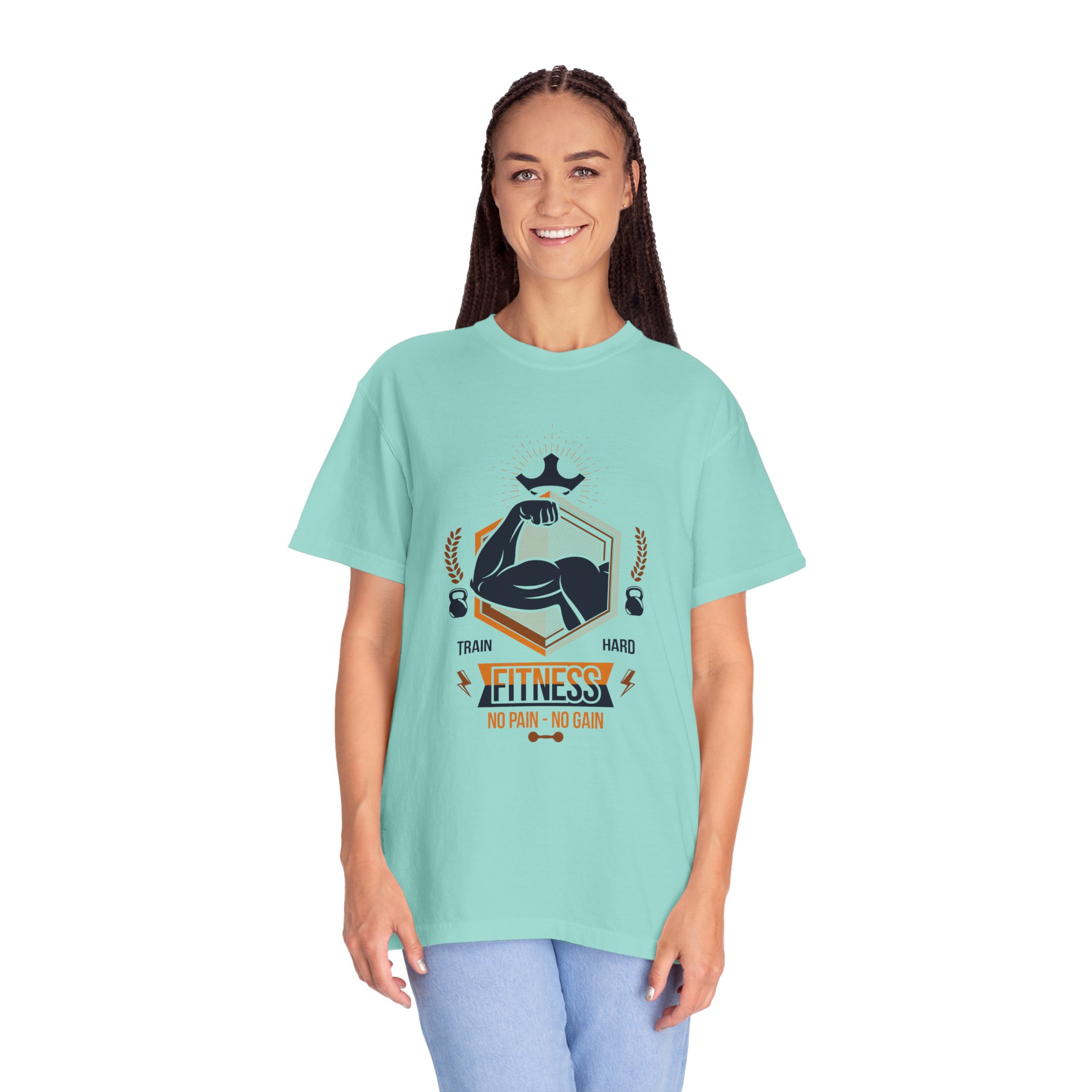 Fitness Gym T-Shirt — "Train Hard, No Pain No Gain" Workout Tee. - Image 27