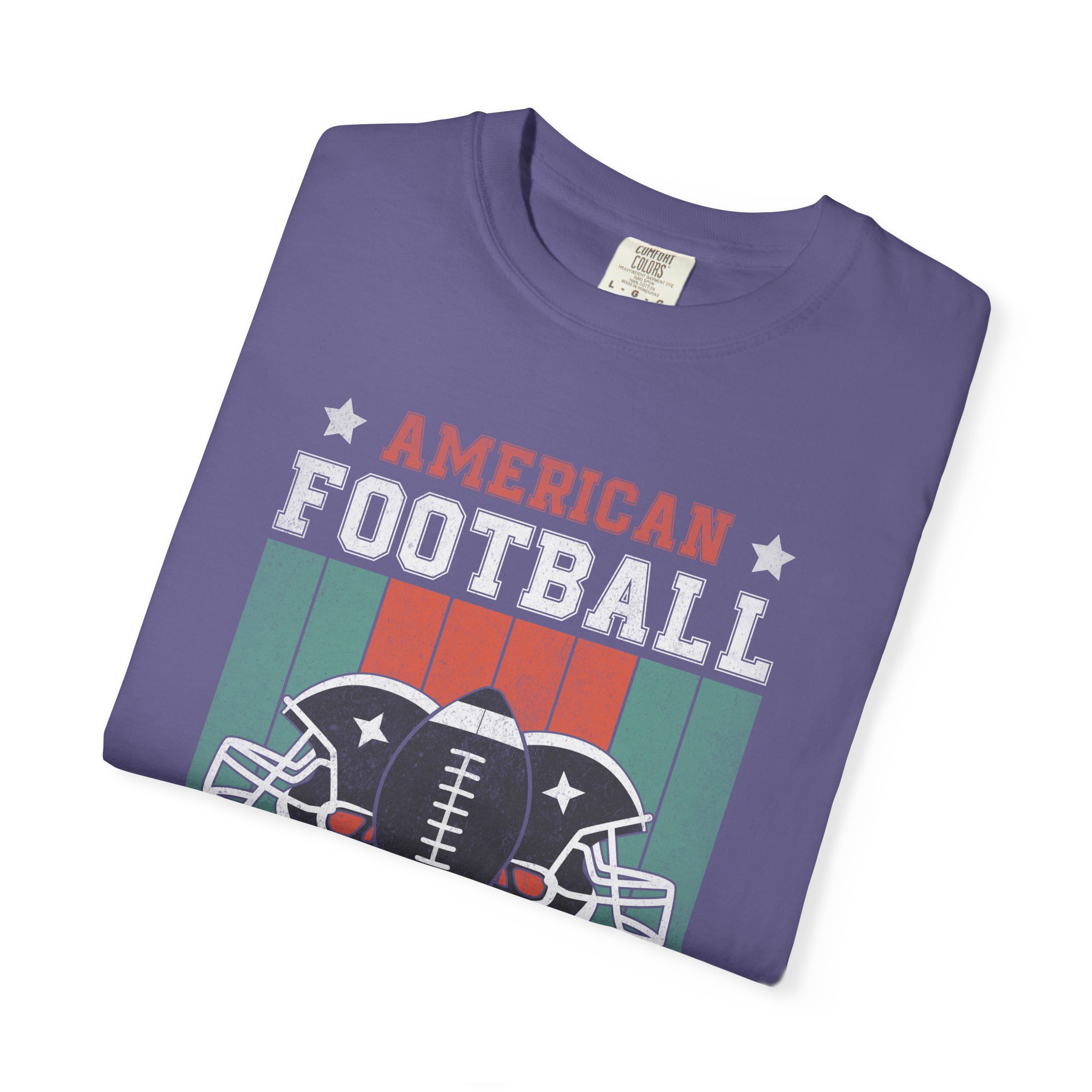 C - 16.16 - American Football College Team Unisex Garment-Dyed T-Shirt, Sports Fan Tee, Game Day Shirt, Gift for Football Lovers. - Image 47