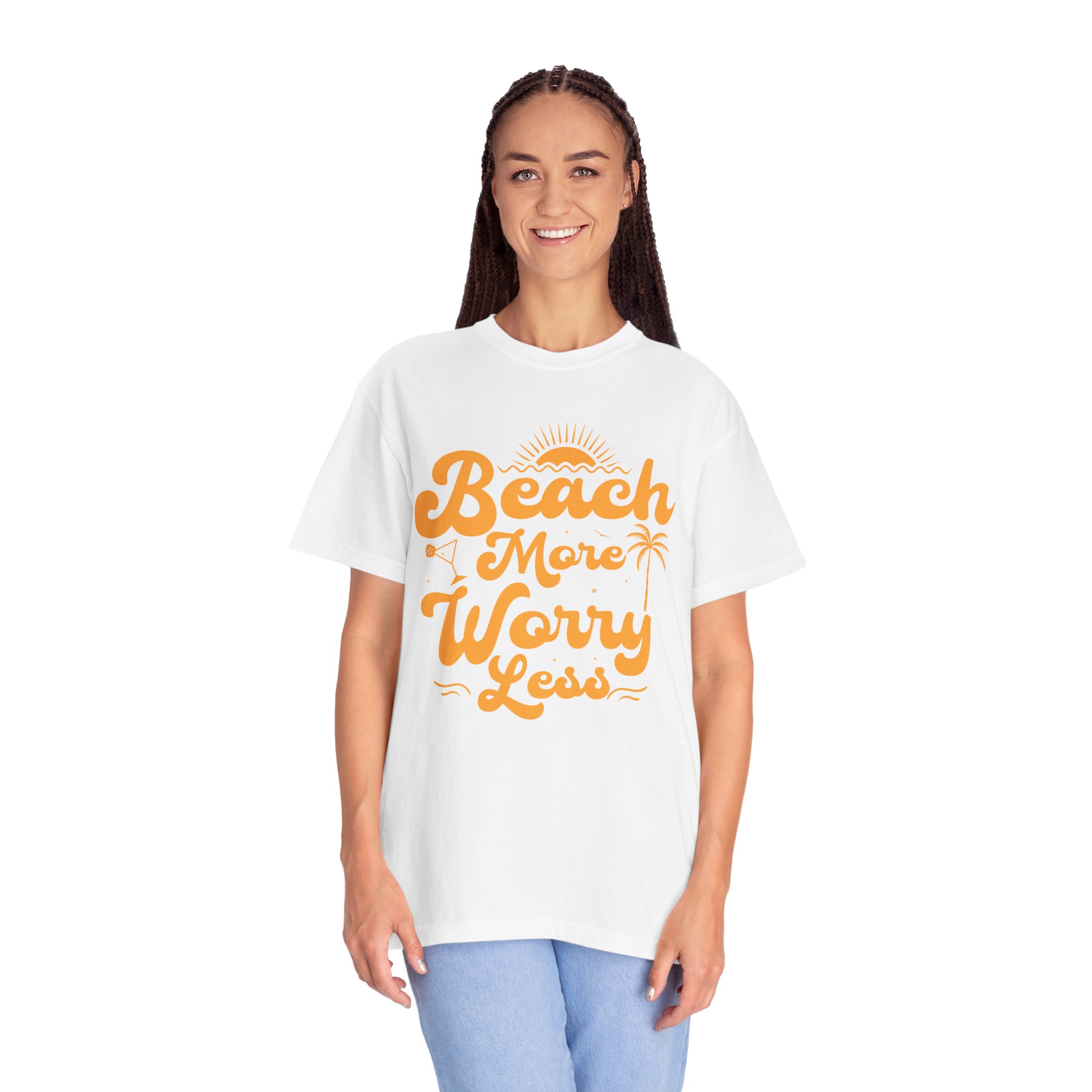 C - 13.12a - Beach Vibes T-Shirt - Unisex Garment-Dyed Tee, Summer Apparel, Gift for Beach Lovers, Vacation Outfit, Relaxing Days. - Image 11