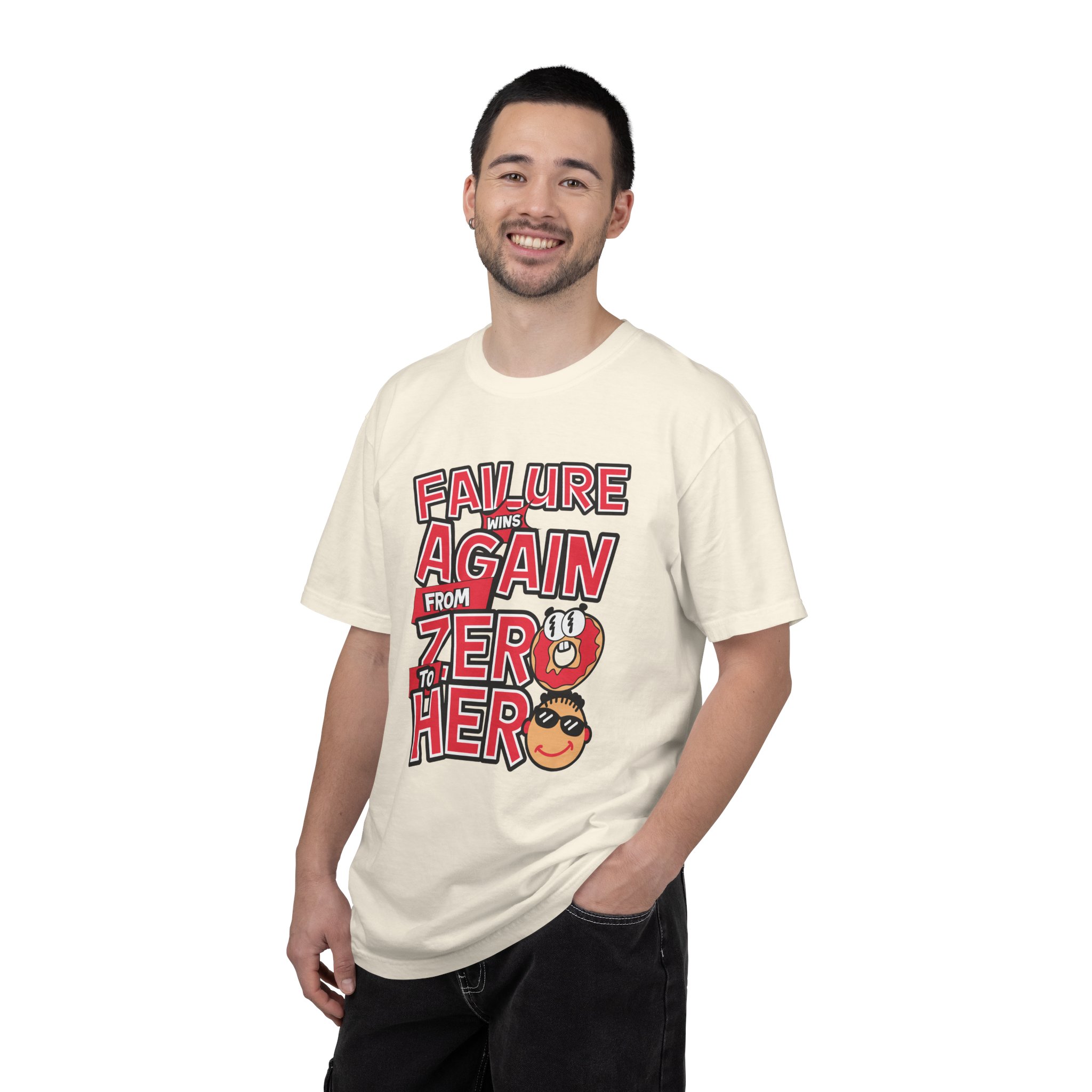 b2 - 2.3 - From Failure Again to Hero T-Shirt – Motivational Graphic Tee for Growth, Resilience & Success Mindset. - Image 10