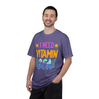 Funny summer quote t-shirt - Beachy Vibes - I Need Vitamin Sea - Image 26