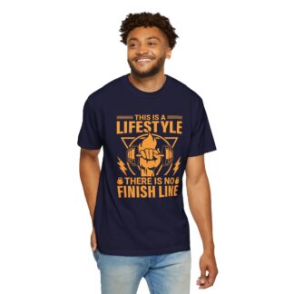 This Is a Lifestyle There Is No Finish Line T-Shirt – Motivational Running Graphic Tee for Endurance, Commitment & Active Living. - Image 30