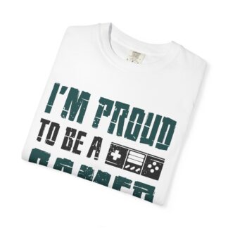 Cool Gaming T shirts - Proud Gamer Tee Unisex Tee - Image 7