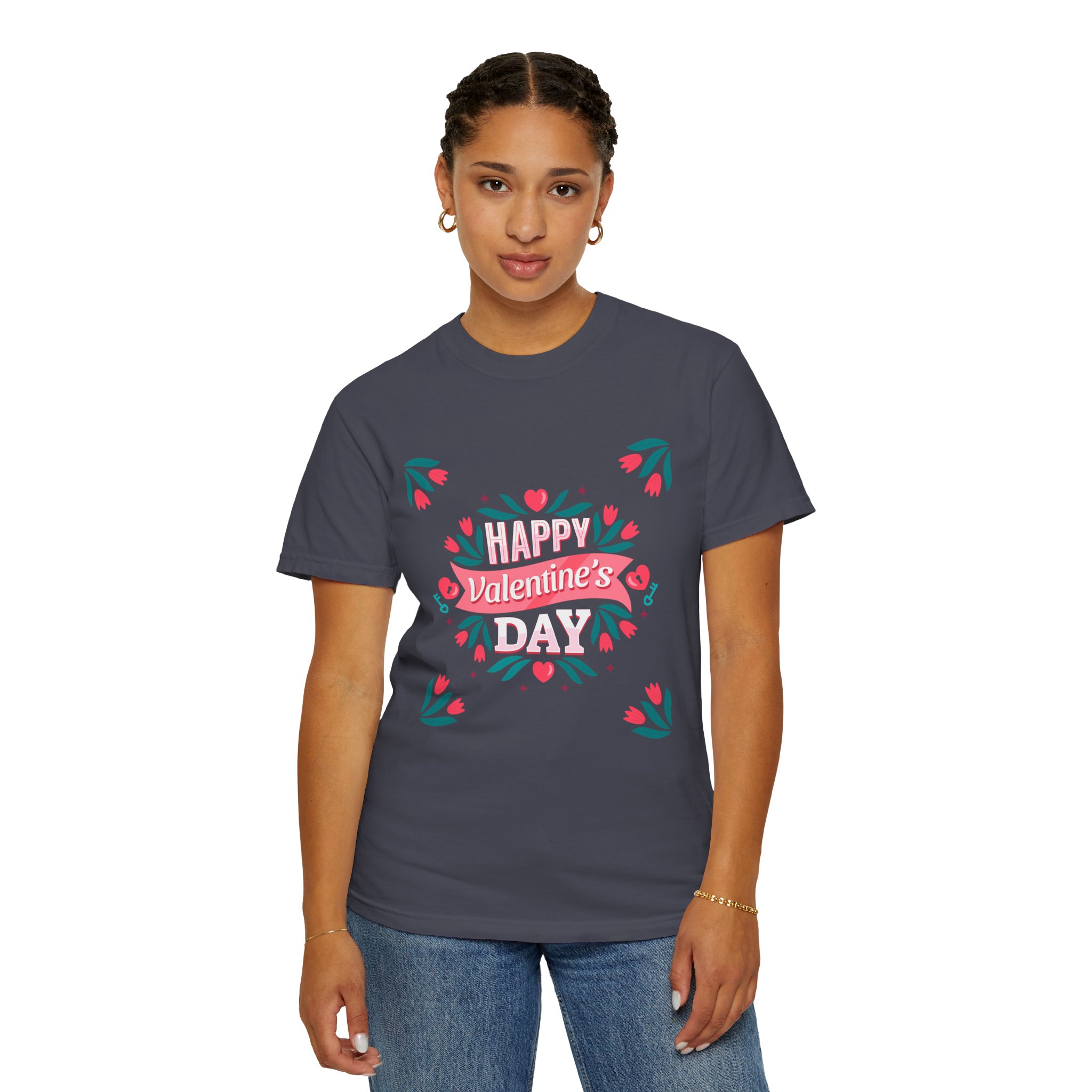 Unisex Valentine’s Day T-shirt, Cute Floral Graphic Tee, Gift for Him or Her, Casual Wear, Trendy Love Shirt. - Image 36