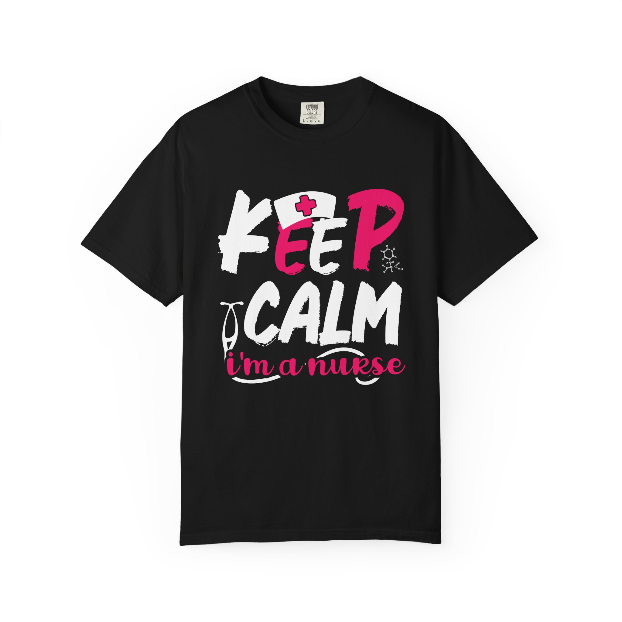 Nurse T-Shirt, Keep Calm Shirt, Gift for Nurses, Medical Humor Tee, Healthcare Appreciation.