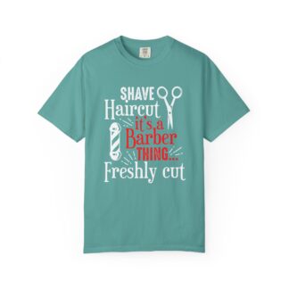 Barber-Themed Unisex T-Shirt, Perfect for Barbers, Hairdressers, Gifts for Him, Father's Day, Shaving Enthusiasts.
