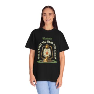 “Home Is Where You Hang Your Lantern” T-Shirt – Vintage Camping Graphic Tee for Outdoor Lovers, Fun Adventure Wear & Perfect Gift Giving. - Image 27