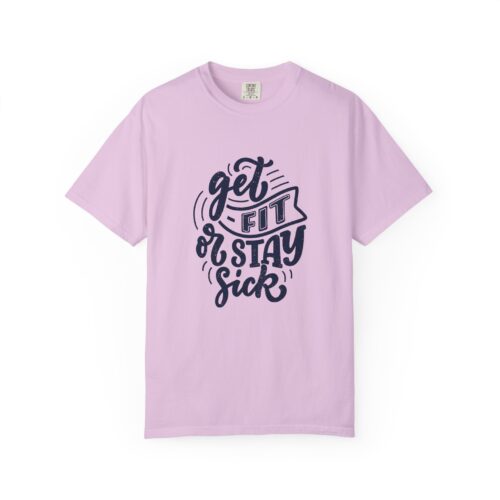 Motivational quotes tshirt Workout Tee - Get Fit or Stay Sick Unisex Tee - Image 33