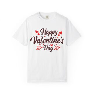 Happy Valentine’s Day Heart Graphic T-Shirt – Romantic Love Graphic Tee for Couples, Gift Giving & Festive Celebration. - Image 9