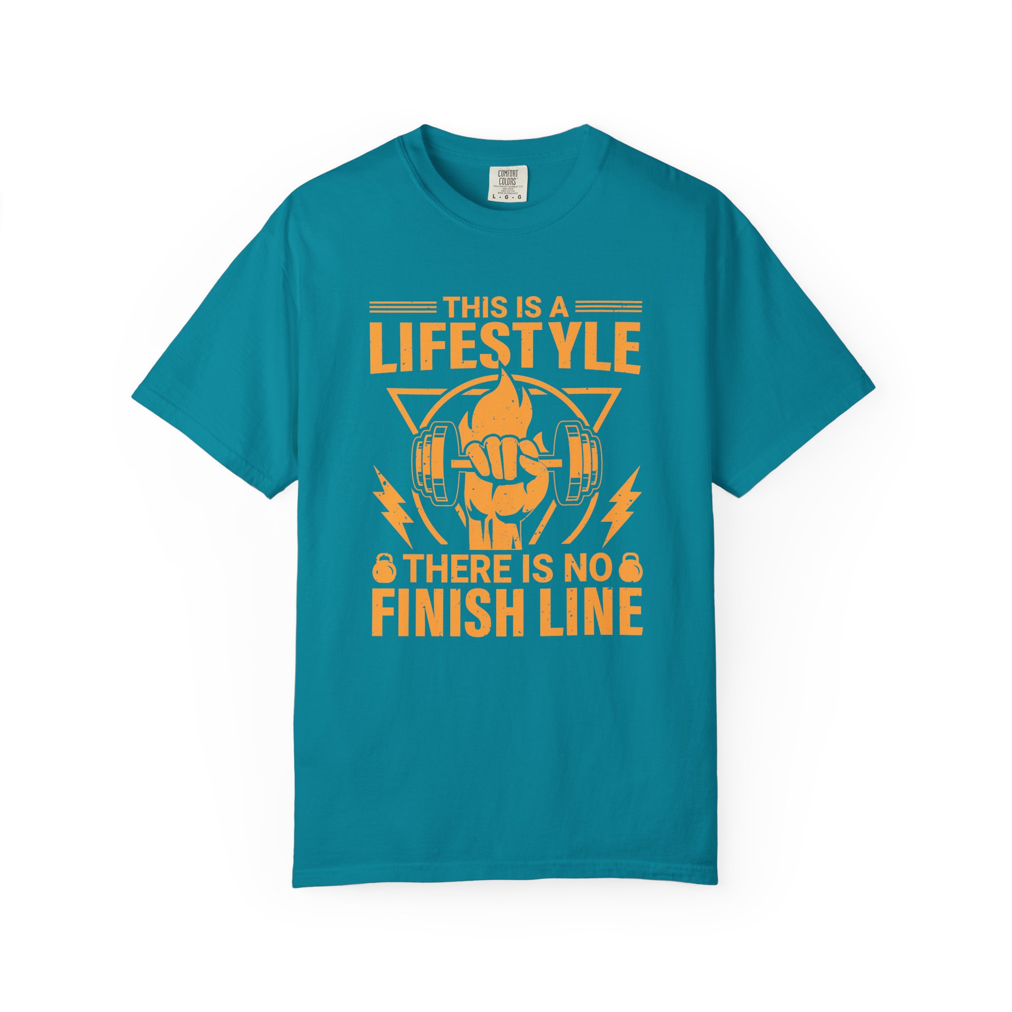 b2 - 6.15b - This Is a Lifestyle There Is No Finish Line T-Shirt – Motivational Running Graphic Tee for Endurance, Commitment & Active Living. - Image 17