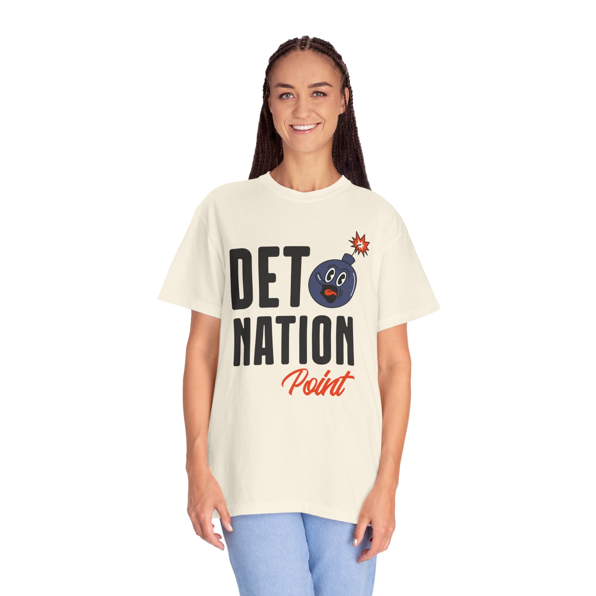 Detroit Nation Point T-Shirt – Bold Sports Fan Graphic Tee for Detroit Fans & Streetwear Style. - Image 11