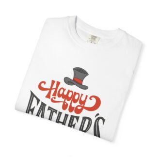 Happy Father’s Day Top Hat Typography T-Shirt – Cute Love Graphic Tee for Dads, Perfect Gift Giving & Celebration Wear. - Image 15