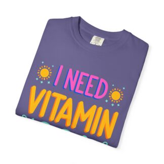 Funny summer quote t-shirt - Beachy Vibes - I Need Vitamin Sea - Image 31