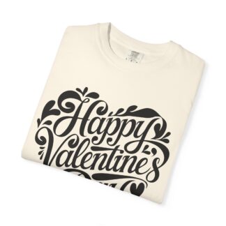 Happy Valentine’s Day Script Heart T-Shirt – Romantic Love Graphic Tee for Couples, Gift Giving & Festive Celebration. - Image 15